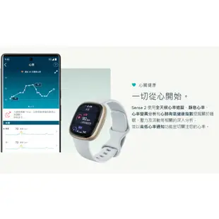 Fitbit Sense 2 健康智慧手錶 (月光白/迷霧藍/石墨黑) 【送FITBIT 帆布袋】