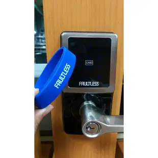 加安電子鎖感應手環尺寸C195/180、H16、T7.5mm 材質矽膠 藍色 【無悠遊卡儲值、付款功能】
