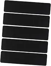 iplusmile 5Pcs Slip Grip Tape with Black Sand Surface for Stairs and Decking Lightweight and Non Skid Adhesive Strips for Safe Outdoor Use