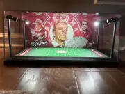 Nick Saban Custom 2 Mini Helmet display case with LED lights - Alabama
