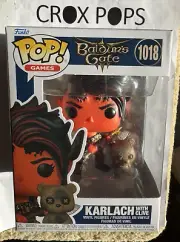 KARLACH + CLIVE BALDUR'S GATE 1018 Funko Pop Vinyl New in Mint Box + PROTECTOR