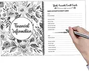 Final Wishes Journal, Legacy Planning Organizer, End Of Life Notebook, Personal Information, Modernized Data Organization, 21.5cm, For Document Final Wishes And Meaningful Possessions