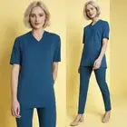 Beauty Tunic Hairdressing Spa Massage Therapist Health Work Scrub Salon Uniform