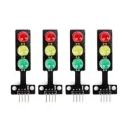 4pcs Mini Traffic Light 5V 5mm LED Display Module for Arduino Creative DIY Kit