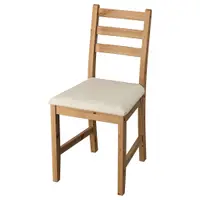 在飛比找蝦皮購物優惠-北歐工業LOFT風格經典IKEA宜家LERHAMN餐椅實木工