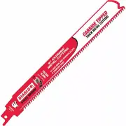 DIABLO Carbide Tipped 9" x 1",8 TPI Metal Cutting Reciprocating Saw Blade -10 PK