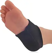 Dr. Frederick’s Original Neoprene Heel Guards - 2ct. - Heel Cups for Heel Pain Relief - Cracked Heels, Heel Spurs - Heel Pads for Plantar Fasciitis, Tendinitis - W7.5-9.5 | M6-7.5, Black, 2 Count