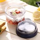 650ml Salad Containers Portable Overnight Oatmeal Cup for Meal Prep