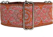 SightHound Gang Martingale Dog Collar for Greyhound Saluki Whippet and Other Breeds with Similar Neck 2" Wide (L 14"-18")