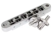Lightweight Aluminum Tune-o-Matic Nashville bridge Chrome fits Gibson guitars