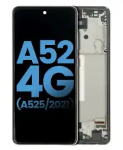 SAMSUNG GALAXY A52 4G (A525/2021) LCD ASSEMBLY WITH FRAME