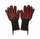 Jumbuck Aramid BBQ Gloves Silicone Grip Washable 340mm Length +
