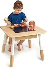 Tender Leaf Toys Forest Table with Storage Compartment - Suitable for Children Ages 3+ Perfect for Nursery Décor Homework and Creative Playtime