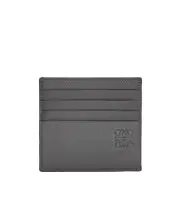 leather card holder One size dark gray