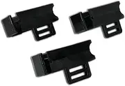 Clakit Gear Clip (Pack of 3), Multipurpose Fastener for Clipping Accessories to Front Backpack Straps