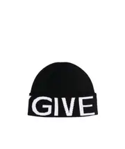 Givenchy Logo Intarsia-Knit Slip-On Beanie One size Black