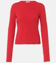 [The Row] The Row Seruni cotton jersey T-shirt AU 14 red