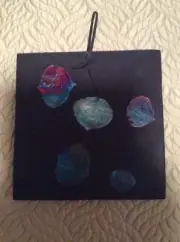 Original Art Work Raku Fired B14