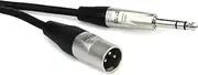 Hosa HSX-010 Pro Balanced Interconnect Rean 1/4 Inch TRS to XLR3M, 10 Feet, Black
