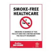 QLD - Smoke-Free Healthcare. Smoking Is Banned At This Facility And For 5 Meters