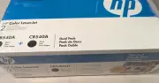 ✨ Genuine HP CB540AD 125A cb540a 2x black Toner Cartridge for CP1515 bundle
