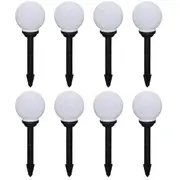 Outdoor Pathway Lamps 8 pcs LED 15 cm with Ground Spike vidaXL