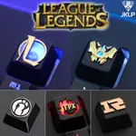 ♞【鍵帽】 LOL GAME LEAGUE 傳奇金屬材質爐灶清漆機械鍵盤合金鍵帽 DIY 手工定制創意特殊 ECS R4