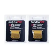 (2 Pack) Babyliss Pro FX707Z, GOLD Replacement trimmer blade for Skeleton FX787