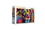 1000pc Harlington Jigsaw Puzzle Abstract Lion Kids/Children Wildlife Puzzle 8y+