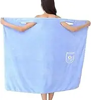 Shower Wrap Towel for Women | Wearable Absorbent Bath Towel Wrap,Lightweight Quick Dry Bathrobe Coral Fleece for Women Teens