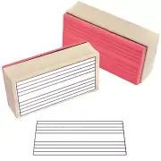Double Staff Diagram Rubber Stamp - Great for Piano and Music Theory Teachers