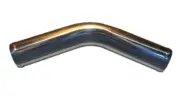 INTERCOOLER PIPE MANDREL BEND ALUMINIUM 2" 45 DEGREE - POLISHED AND SWAGED END
