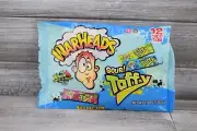 Warheads Candy Sweet Fruity Sour Taffy Pieces 12 Pieces Candy Jar Halloween