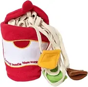 Firlar Ramen Noodle Cup Dog Toy, Puppy Snuffle Traning Feeding Toy Ramen Sniffing Interactive Dog Feeding Toy Durable Hide and Seek Puzzle Pull Apart Dog Toy for Dogs Cat Puppy