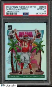 1 Patrick Mahomes Card +6 Modern Cards NFL HOT Pack Repack Rookies! Mystery Pack