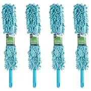 4x kemasi Multipurpose Bendable Chenille Duster Bathroom Kitchen Cleaning