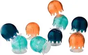Boon Jellies Suction Cup Bath Toys, Navy/Coral 1 Count (Pack of 1)
