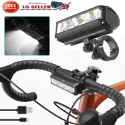 Bike Bicycle Light LED Bike Lamp Rechargeable Outdoor Torch Front Handlebar Lamp