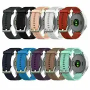 For Garmin Vivoactive 4S 18mm Quick Release Sports Silicone Watch Band Straps