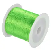 328FT 3 Strands Fiber Braided DIY Beading Thread Wire Line Fluorescent Green