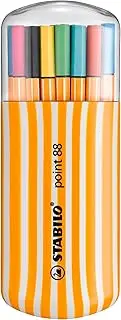 STABILO Fineliner point 88 - Zebrui Case - 20pcs - Assorted Colors