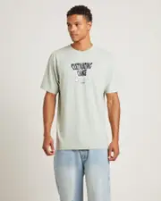 Proclaim Hemp Retro Fit Short Sleeve T-Shirt in Eucalyptus