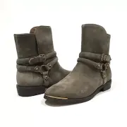 UGG Kelby Harness Ankle Boot -Mouse Grey Suede -US 7.5 -NEW