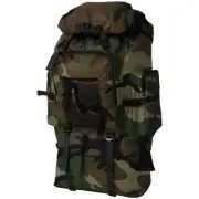 vidaXL Army-Style Backpack XXL 26.4 gal Camouflage