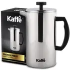 Kaffe Stainless Steel French Press Coffee Maker (27oz / 0.8L) - Double-Wall I...