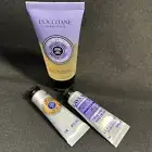 NEW ~ 3 Piece ~ L'OCCITANE Liquid Soap / Dry Foot Cream / LAVANDA Hand Cream