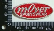 MOVER SPORTSWEAR EMBROIDERED SOUVENIR PATCH WOVEN CLOTH SEW-ON BADGE
