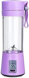 Portable Electric Fruit Juicer Home USB Rechargeable Smoothie Maker Blenders Machine Sports Bottle Juicing Cup 380ml 4/6 Blades