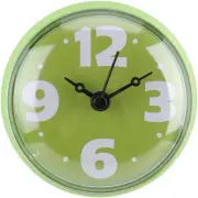 Waterproof Shower Clock Round Face Diameter 7 cm Suction Cup Simplified Easy