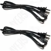 2-Pack Sony Playstation PSX PS1 PS2 FAT Replacement AC Power Cord Cable - 6ft